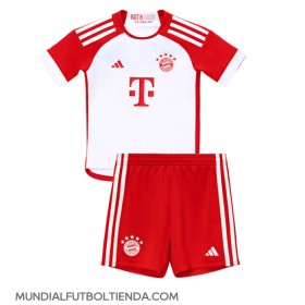 Camiseta Bayern Munich Jamal Musiala #42 Primera Equipación Replica 2023-24 para niños mangas cortas (+ Pantalones cortos)
